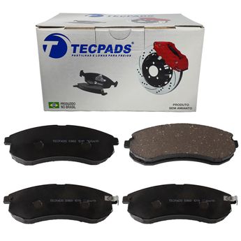 PASTILHA DE FREIO DIANTEIRA MITSUBISHI L200 2.5 HPE DE 2002 A 2007
