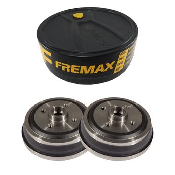 PAR DE TAMBOR DE FREIO TRASEIRO CHEVROLET AGILE 1.4 2012 A 2014
