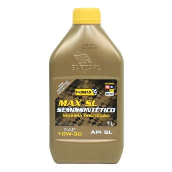 ÓLEO DE MOTOR 10W30 MAX SL BARDAHL SEMISSINTÉTICO