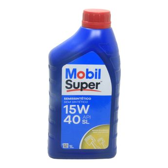 ÓLEO DE MOTOR 15W40 SUPER SL MOBIL SEMISSINTÉTICO