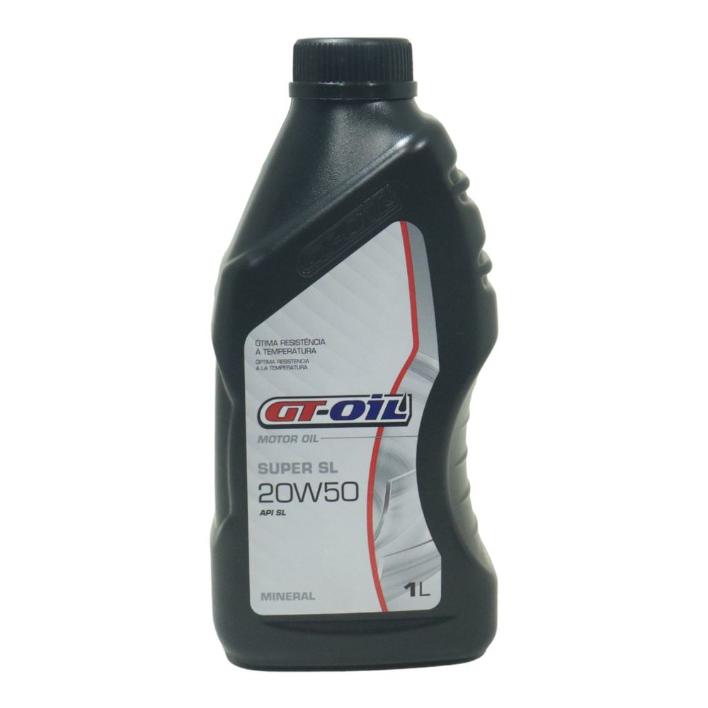 ÓLEO DE MOTOR 20W50 API SL GT-OIL MINERAL - idealpecas