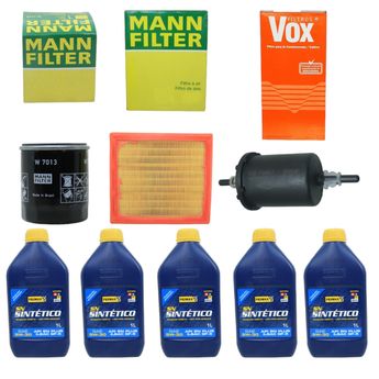 KIT TROCA DE ÓLEO JEEP COMPASS 2.0 FLEX 2017 A 2022 5W30 BARDAHL SINTÉTICO