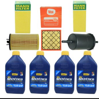 KIT TROCA DE ÓLEO CRUZE 1.8  2011 A 2016 5W30 BARDHAL SINTÉTICO