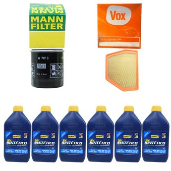 KIT TROCA DE ÓLEO CAPTIVA 3.6 2008 A 2010 5W30 BARDHAL SINTÉTICO