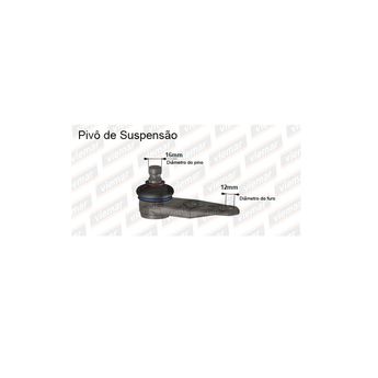 PIVÔ DA SUSPENSÃO MEGANE 2.0 2000 A 2006