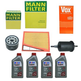 KIT TROCA DE OLEO  STRADA UNO 1.3 FIREFLY 2020 A 2023 0W20 MOBIL SINTETICO
