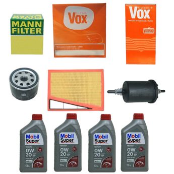 KIT TROCA DE OLEO  UNO STRADA 1.3 FIREFLY 2016 A 2023 0W20 MOBIL SINTETICO