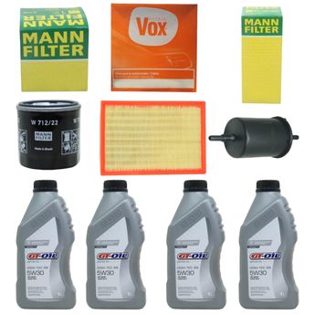 KIT TROCA DE ÓLEO MERIVA 1.4/1.8 2003 A 2012 5W30 GT-OIL SINTÉTICO