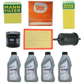 KIT TROCA DE ÓLEO CORSA  FRENTE MONTANA 1.0/1.4/1.8 2002 A 2012 5W30 GT-OIL SINTÉTICO