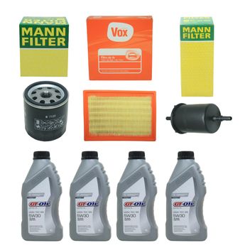 KIT TROCA DE ÓLEO SPIN 1.8 2012 A 2016 5W30 GT-OIL SINTÉTICO