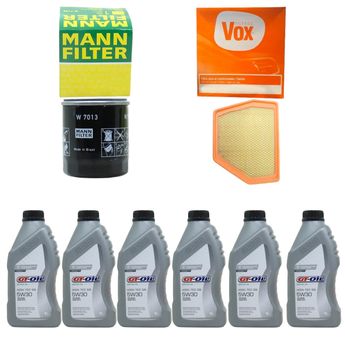 KIT TROCA DE ÓLEO CAPTIVA 3.6 2008 A 2010 5W30 GT-OIL SINTÉTICO