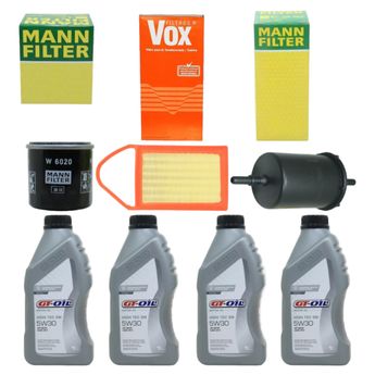 KIT TROCA DE OLEO  ETIOS 1.3 A 1.5 2012 A 2015 5W30 GT-OIL SINTETICO