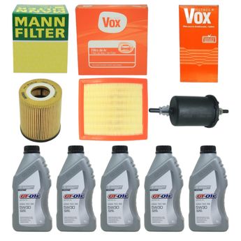 KIT TROCA DE ÓLEO JEEP RENEGADE 1.8 ETORQ 2015 A 2021 5W30 GT-OIL SINTÉTICO