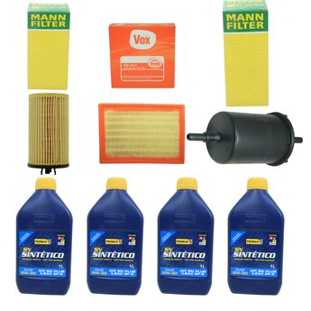 KIT TROCA DE ÓLEO SONIC 1.6 2012 A 2014 5W30 BARDHAL SINTÉTICO