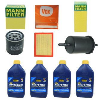 KIT TROCA DE ÓLEO MONTANA 1.4 8V 2011 A 2021 5W30 BARDHAL SINTÉTICO
