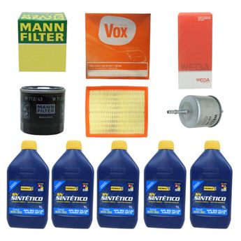 KIT TROCA DE ÓLEO KA 1.0 ROCAMGASOLINA 2000 A 2006 5W30 BARDAHL SINTÉTICO