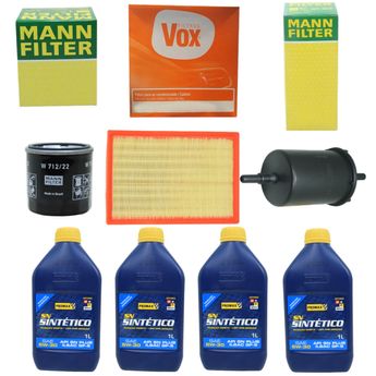 KIT TROCA DE ÓLEO MERIVA 1.4/1.8 2003 A 2012 5W30 BARDHAL SINTÉTICO