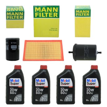 KIT TROCA DE OLEO SANTANA 1.8 2.0 1997 A 2006 20W50 MOBIL MINERAL