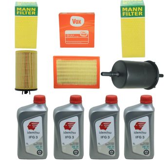 KIT TROCA DE ÓLEO SONIC 1.6 2012 A 2014 5W30 IDEMITSU SINTÉTICO