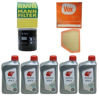 KIT TROCA DE ÓLEO CAPTIVA 2.4 2008 A 2010 5W30 IDEMITSU SINTÉTICO