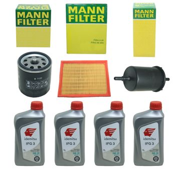 KIT TROCA DE ÓLEO AGILE 1.4 2009 A 2014 5W30 IDEMITSU SINTÉTICO