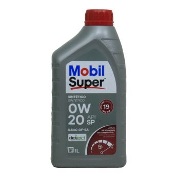 ÓLEO DE MOTOR 0W20 SUPER 3000 API SP MOBIL SÍNTETICO