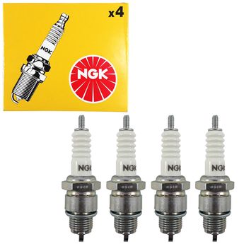 JOGO DE VELA DE IGNIÇÃO VOLKSWAGEN FUSCA 1200/1300/1500/1600 ROSCA CURTA GASOLINA DE 1967 A 1983