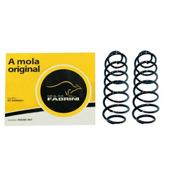 PAR MOLA DE SUSPENSÃO TRASEIRA FIESTA NOVO HATCH 2003 A 2012