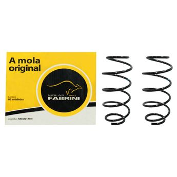 PAR MOLA DE SUSPENSÃO DIANTEIRA FIESTA 1.0 8V ROCAM 2003 A 2012