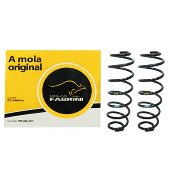 PAR MOLA DE SUSPENSÃO TRASEIRA FOX 1.0 1.6 2004 A 2012