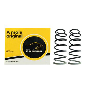 PAR MOLA DE SUSPENSÃO DIANTEIRA SAVEIRO 1.0 1.6 1.8 AP CHT 1995 A 1997