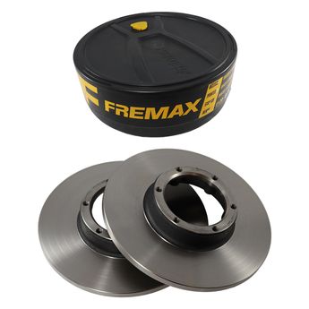 PAR DISCO DE FREIO DIANTEIRO FORD PAMPA 1.6/1.8 1985 A 1997