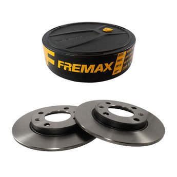 PAR DISCO DE FREIO TRASEIRO PEUGEOT 207 2008 A 2014