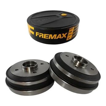 PAR TAMBOR DE FREIO TRASEIRO CITROEN C3 1.6 16V 2003 A 2012