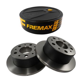 PAR DISCO DE FREIO TRASEIRO PEUGEOT BOXER 2.3/2.5/2.8 DE 1999 A 2017