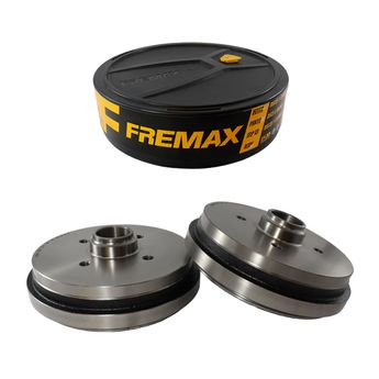 PAR TAMBOR DE FREIO TRASEIRO VOLKSWAGEN GOL G5/G6 1.0/1.6 2008 A 2017