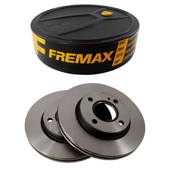 PAR DISCOS DE FREIO TRASEIROS FORD KA 1.0/1.5 2015 A 2019