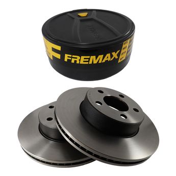 PAR DISCOS DE FREIO DIANTEIROS FORD RANGER 2.3/2.8/3.0 [4X2 E 4X4] DE 1997 A 2012