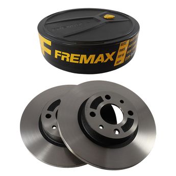 PAR DISCO DE FREIO DIANTEIRO FIAT MOBI 1.0 2017 A 2020