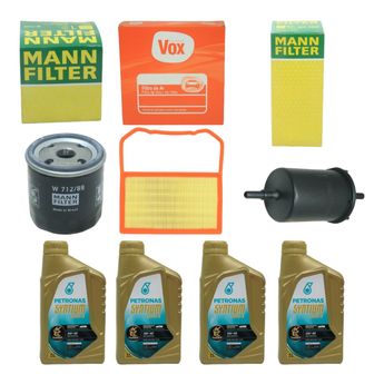 KIT TROCA DE OLEO GOL 1.0 12V G8 G7 G6 2016 A 2022 5W40 PETRONAS SINTÉTICO
