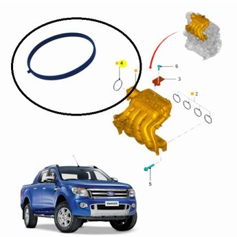 JUNTA DO CORPO DE BORBOLETA FORD FUSION 2.5 2009 A 2012 GASOLINA