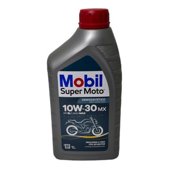 ÓLEO DE MOTOR SINTÉTICO 10W30 MOBIL SUPER MOTO 4 TEMPOS