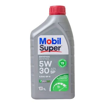 OLEO DE MOTOR 5W30 MOBIL SUPER 3000 SN 100% SINTÉTICO