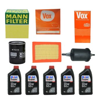 KIT TROCA DE OLEO  MAREA 1.6 1.8 16V MPI 1999 A 2007 20W50 MOBIL SUPER MINERAL