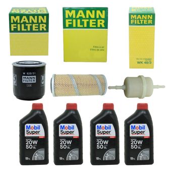 KIT TROCA DE OLEO  UNO 1300 FIASA CARBURADO1990 A 1991 20W50 MOBIL MINERAL