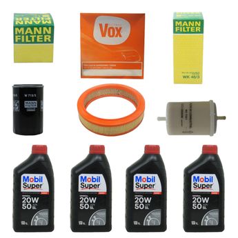 KIT TROCA DE OLEO SANTANA 1.8 2.0 1991 A 1994 20W50 MOBIL MINERAL
