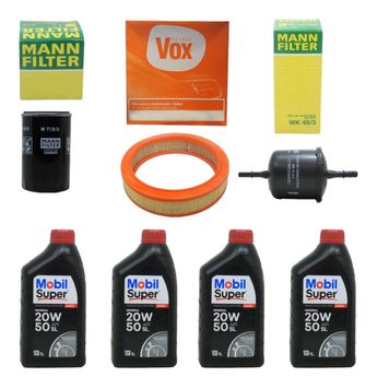 KIT TROCA DE OLEO GOL PARATI SAVEIRO 1.6 1.8 2.0 1994 A 1996 20W50 MOBIL MINERAL