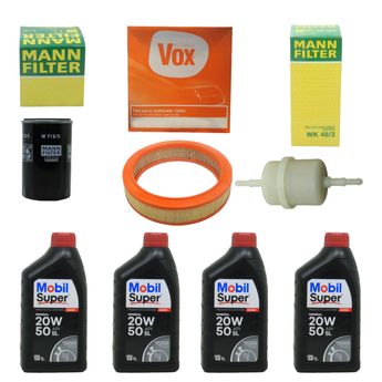 KIT TROCA DE OLEO SANTANA SAVEIRO PARATI GOL 1.6 1.8 2.0 1994 A 1996 20W50 MOBIL MINERAL